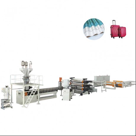 PC PMMA GPPS Xafla eta Plaka Extrusion Line