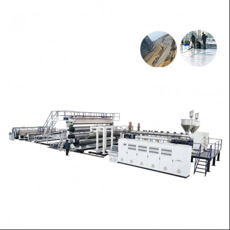 TPO PVC EVA PE iragazgaitza xafla estrusio linea