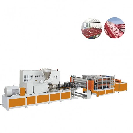 PVC geruza bakarreko/anitzetako isolamendu termikoko taula korrugatua eta teilatuaren estrusio-lerroa Jwell Machinery Txinatik
