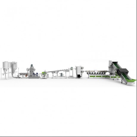 Jwell Waste Fiber Recycling Pelletizing Linea