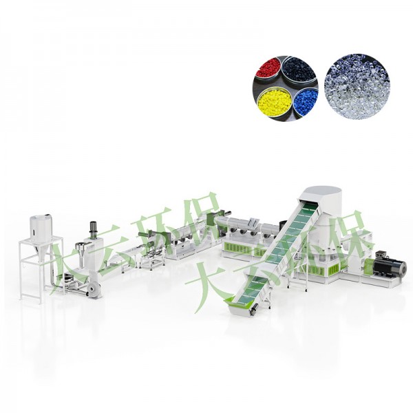 Jwell Three Machine Birziklapen Integratua Pelletizatzeko Makina